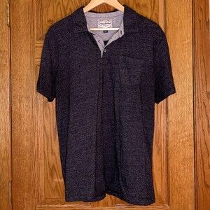 Flag & Anthem | Charcoal Gray Pocket Polo Shirt | Large